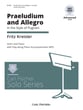 PRAELUDIUM AND ALLEGRO VIOLIN Book with Online Audio  cover